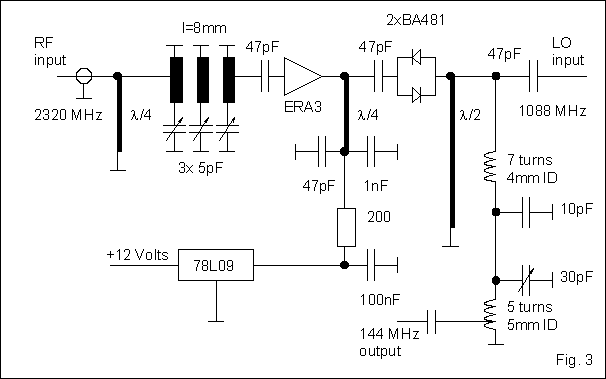 Circuit Diagram of Subharmonic Mixer