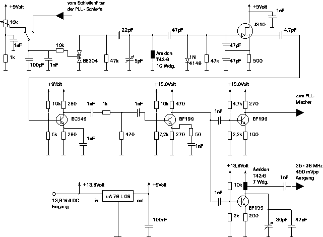 Circuit Diagram of the 36MHz Oscillator